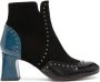 Chie Mihara Adis 65mm suede-leather boots Black - Thumbnail 1