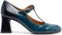 Chie Mihara Afan 65mm T-bar leather pumps Blue - Thumbnail 1