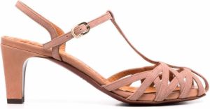 Chie Mihara Aimee strappy leather sandals Brown