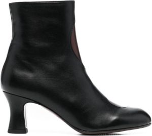 Chie Mihara Akemi two-tone 650mm ankle boots Black
