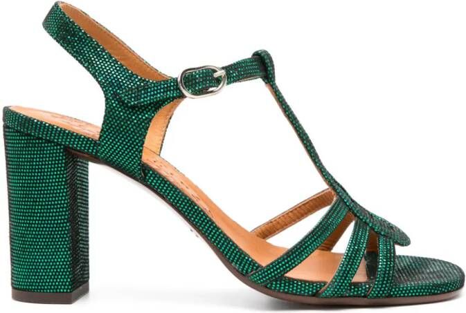 Chie Mihara Babi 75mm suede sandals Green