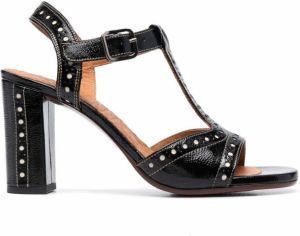 Chie Mihara Bagan leather sandals Black