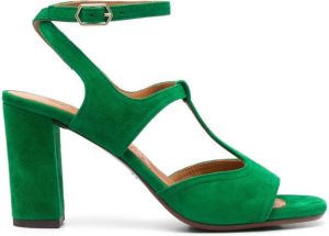 Chie Mihara Bashira suede sandals Green
