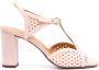 Chie Mihara Bessy 80mm leather sandals Pink - Thumbnail 1