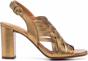 Chie Mihara Beya leather sandals Gold