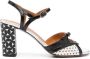 Chie Mihara Bindi 75mm leather sandals Black - Thumbnail 1
