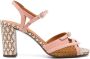 Chie Mihara Bindi 75mm leather sandals Pink - Thumbnail 1