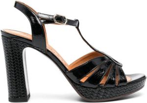 Chie Mihara Cafra 90mm leather sandals Black