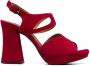 Chie Mihara Cosa 110mm suede sandals Red - Thumbnail 1