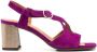 Chie Mihara crossover-strap leather sandals Purple - Thumbnail 1