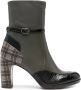 Chie Mihara Custor 90mm leather boots Green - Thumbnail 1