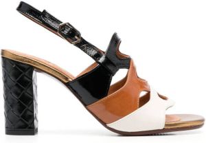 Chie Mihara cut-out 90mm leather sandals White