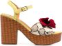 Chie Mihara Dini Jepp woven-platform sandals Yellow - Thumbnail 1