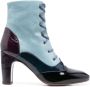 Chie Mihara Eydi 90mm leather boots Blue - Thumbnail 1