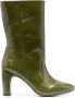 Chie Mihara Eyta 85mm leather boots Green - Thumbnail 1
