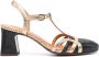 Chie Mihara Fendi 75mm leather pumps Gold - Thumbnail 1
