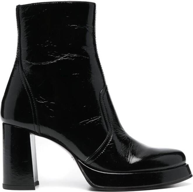 Chie Mihara Fentu 85mm leather ankle boots Black