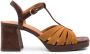 Chie Mihara Galta 75mm leather sandals Brown - Thumbnail 1