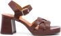 Chie Mihara Gaura 55mm leather sandals Brown - Thumbnail 1