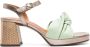 Chie Mihara Gelia 55mm leather sandals Green - Thumbnail 1