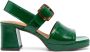 Chie Mihara Ginka 75mm leather sandals Green - Thumbnail 1