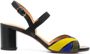 Chie Mihara Hulma colour-block sandals Black