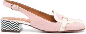 Chie Mihara Ilandia 40mm block heel pump Pink