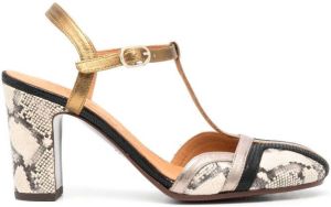 Chie Mihara Inman leather 90mm heel pumps Black