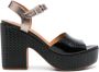 Chie Mihara Jerick 115mm leather sandals Black - Thumbnail 1