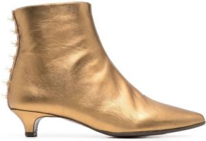 Chie Mihara Joki metallic boots Gold