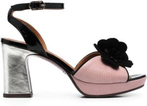 Chie Mihara Kaski 90mm leather platform sandals Pink