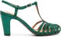Chie Mihara Ku-Quenu 90mm caged sandals Green - Thumbnail 1