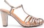 Chie Mihara Ku-Quenu 90mm leather sandals Gold - Thumbnail 1