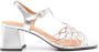Chie Mihara Lantes 60mm leather sandals Silver - Thumbnail 1