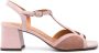 Chie Mihara Lipe 65mm suede sandals Pink - Thumbnail 1