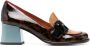 Chie Mihara Meisin 70mm leather loafer Brown - Thumbnail 1
