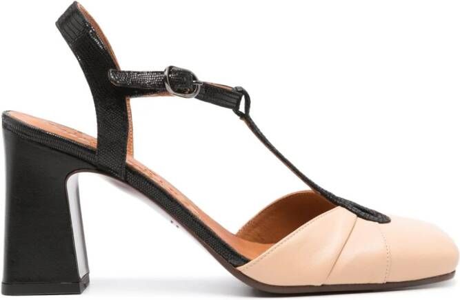 Chie Mihara Obaga 90mm leather pumps Neutrals