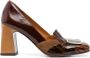 Chie Mihara Ohico 90mm square-toe pumps Brown - Thumbnail 1