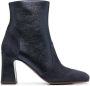 Chie Mihara Okini 90mm leather boots Blue - Thumbnail 1