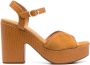 Chie Mihara open-toe leather sandals Brown - Thumbnail 1