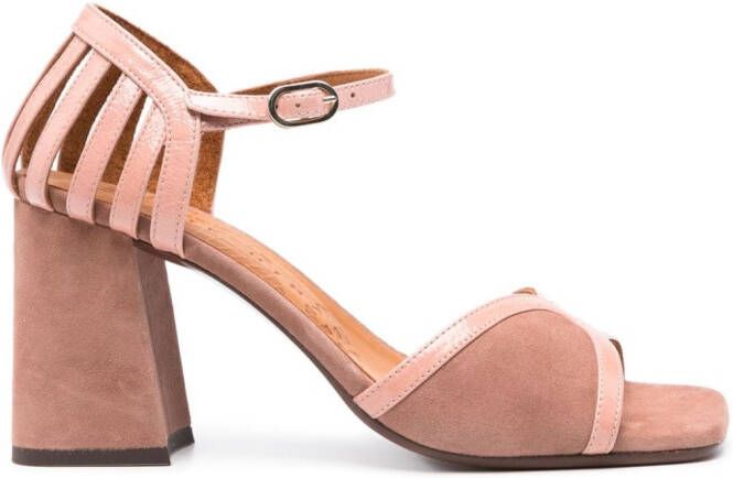 Chie Mihara Pelu 85mm leather sandals Pink