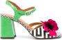 Chie Mihara Pirota 70mm sandals Green - Thumbnail 1