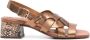 Chie Mihara Quirino 50mm leather sandals Brown - Thumbnail 1