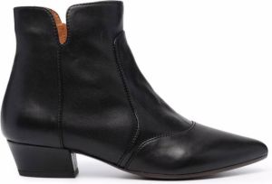 Chie Mihara Rocel leather ankle boots Black