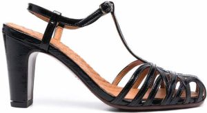 Chie Mihara strappy closed toe sandals Black