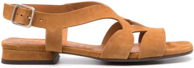 Chie Mihara Taini suede sandals Brown
