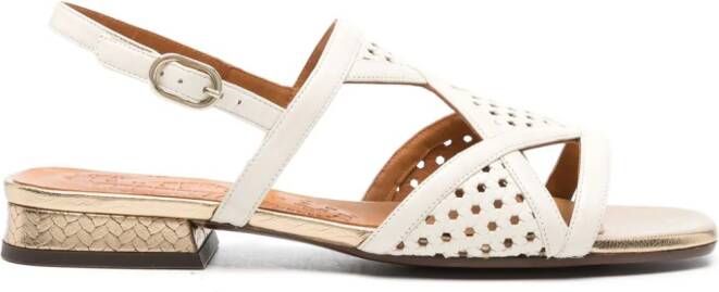 Chie Mihara Tassi leather sandals Neutrals
