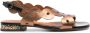 Chie Mihara Teide metallic sandals Brown - Thumbnail 1