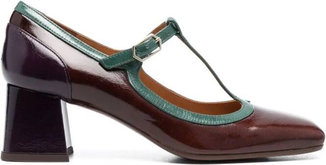 Chie Mihara Vrape 60mm leather pumps Brown