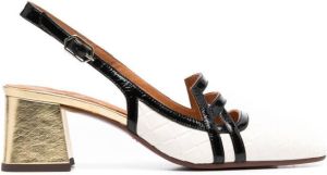 Chie Mihara Vunai 65mm strappy pumps White